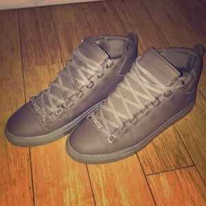Balenciaga High Top Arenas Leather